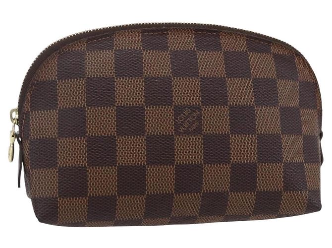 LOUIS VUITTON Kosmetiktäschchen PM Damier Ebene N47516 Auth LV ka231