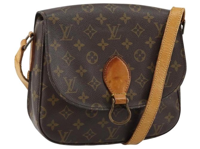 LOUIS VUITTON Bolsa de Ombro Monogram Saint Cloud GM M51242 LV Auth 144775 Monograma