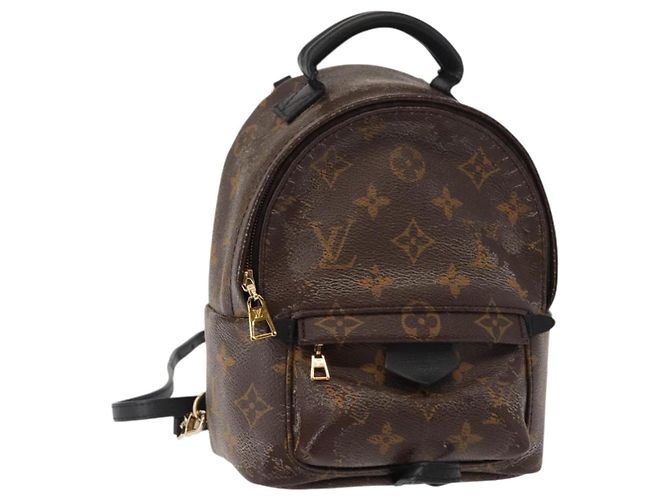 LOUIS VUITTON Monogram Palm Springs MINI Backpack M44873 LV Auth 147442