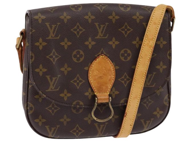 LOUIS VUITTON Bolsa de Ombro Monogram Saint Cloud GM M51242 LV Auth ep11423 Monograma