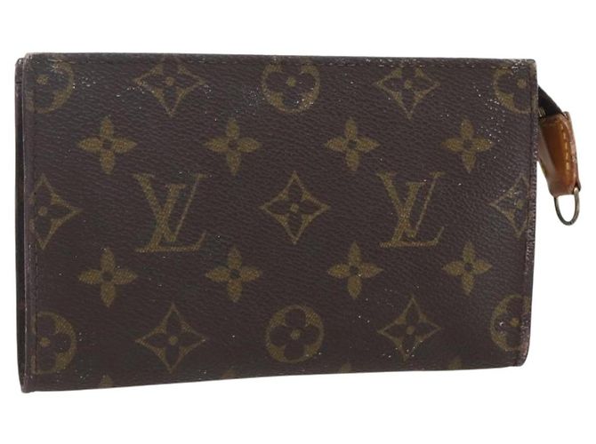 LOUIS VUITTON Monogram Bucket PM Accessory Pouch LV Auth ka755