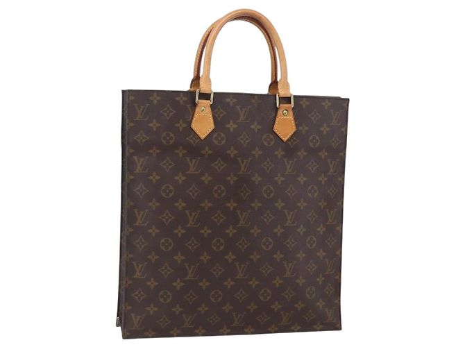 LOUIS VUITTON Bolsa Sac Plat Monogram M51140 LV Auth 154802 Monograma