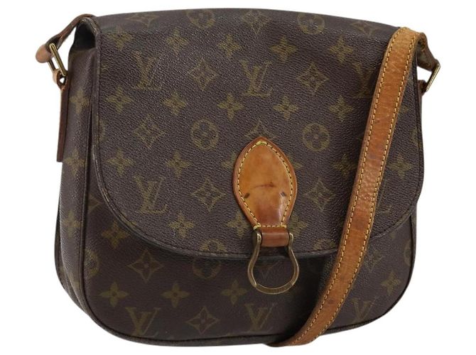 LOUIS VUITTON Bolsa de Ombro Monogram Saint Cloud GM M51242 LV Auth 143528 Monograma