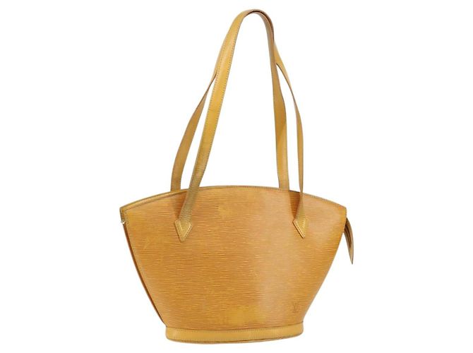 LOUIS VUITTON Bolsa Larga con Asas Saint Jacques Epi Amarilla M52339 LV Auth th6426 Amarillo