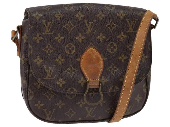 LOUIS VUITTON Bolsa de Ombro Monogram Saint Cloud GM M51242 LV Auth 145394 Monograma
