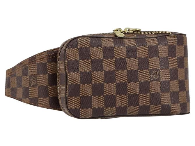 LOUIS VUITTON Borsa a Spalla Geronimos Damier Ebene N51994 LV Auth 149581V
