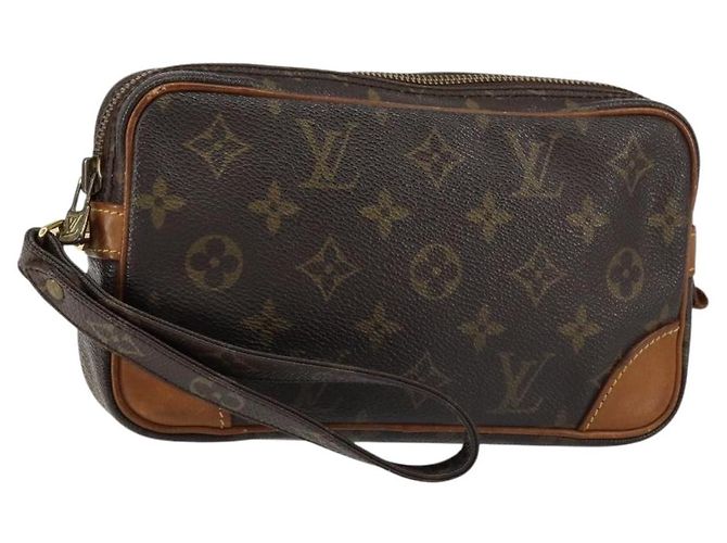 LOUIS VUITTON Bolso de Mano Marly Dragonne PM Monograma M51827 LV Auth gh1256