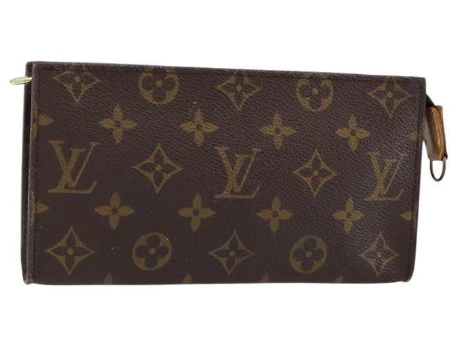LOUIS VUITTON Monogram Bucket GM Accessory Pouch LV Auth 154792
