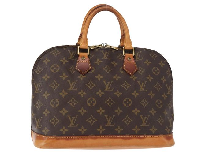 LOUIS VUITTON Bolsa de Mão Monogram Alma M51130 LV Auth 151763 Monograma