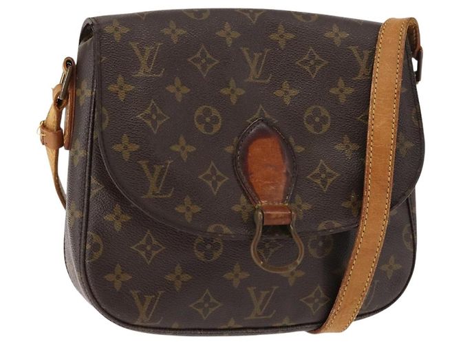 LOUIS VUITTON Bolsa de Ombro Monogram Saint Cloud GM M51242 LV Auth 147315 Monograma