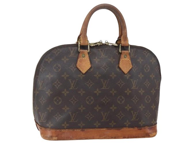 LOUIS VUITTON Monogram Alma Handtasche M51130 LV Auth 151118 Monogramm