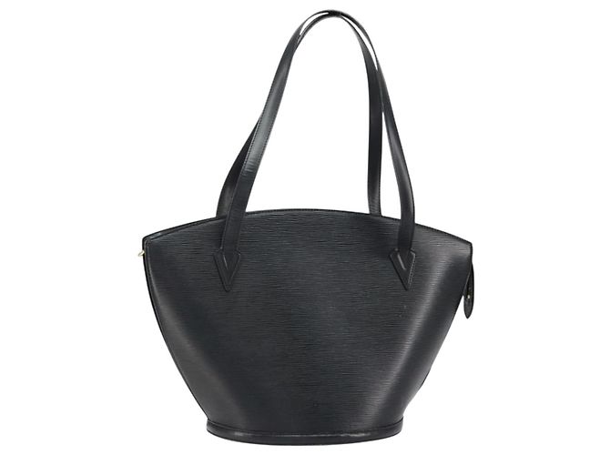 LOUIS VUITTON Borsa a Spalla Epi Saint Jacques Nera M52262 Auth 150253 Nero