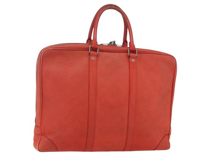 LOUIS VUITTON Borsa Porta Documenti da Viaggio Damier Infini N41143 Auth 156333 Arancione