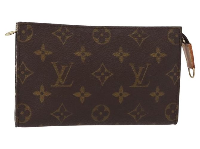 LOUIS VUITTON Monogram Bucket PM Accessory Pouch LV Auth 157041