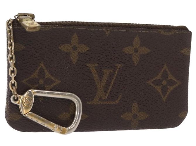 LOUIS VUITTON Pochette Cles Monogram Portamonete M60033 LV Auth 154883 Monogramma