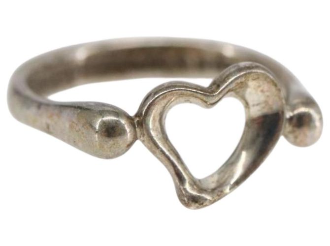 Autre Marque Anello Open Heart TIFFANY&Co. Argento Ag925 Auth SW1658