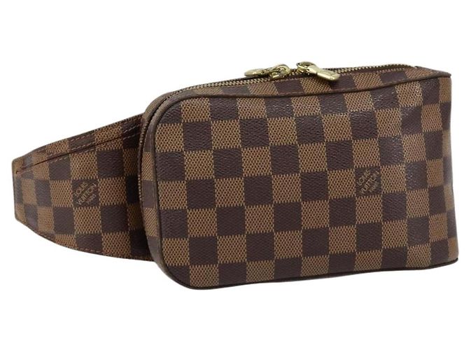 LOUIS VUITTON Borsa a Spalla Geronimos Damier Ebene N51994 LV Auth 149566