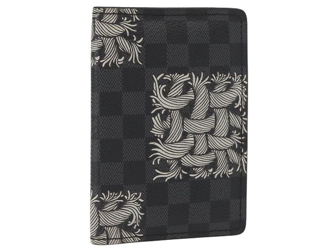 Organizer LOUIS VUITTON Organizador Graphite Christopher Nemeth De Poch N61213 Auth 152673 Damier ebene
