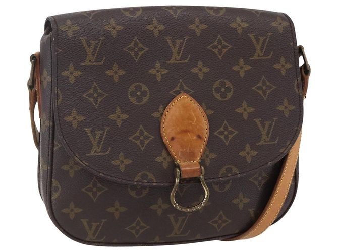 LOUIS VUITTON Bolsa de Ombro Monogram Saint Cloud GM M51242 LV Auth BA8287 Monograma