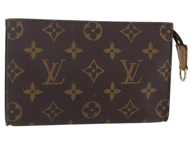 LOUIS VUITTON Monogram Bucket PM Accessory Pouch LV Auth 153933