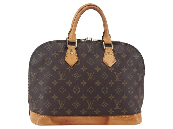 LOUIS VUITTON Bolsa de Mão Monogram Alma M51130 LV Auth 149069 Monograma