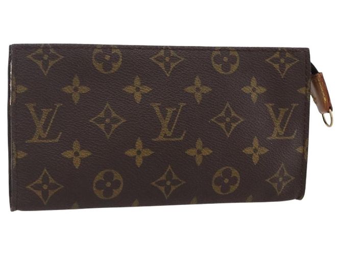 LOUIS VUITTON Monogram Bucket GM Accessory Pouch LV Auth bs31224
