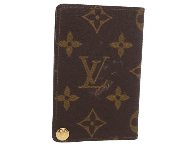 LOUIS VUITTON Monogram Porto Cartas Crdit Pression Estuche de Tarjetas M60937 Auth 147099 Monograma