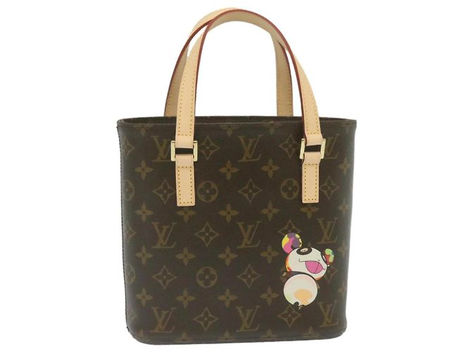 LOUIS VUITTON Monogram Panda TakashiMurakami Vavin PM Tote Bag M51173Auth26131SAV Monogramm