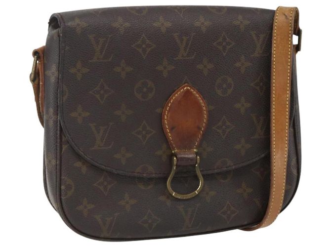 LOUIS VUITTON Bolsa de Ombro Monogram Saint Cloud GM M51242 LV Auth 156955 Monograma