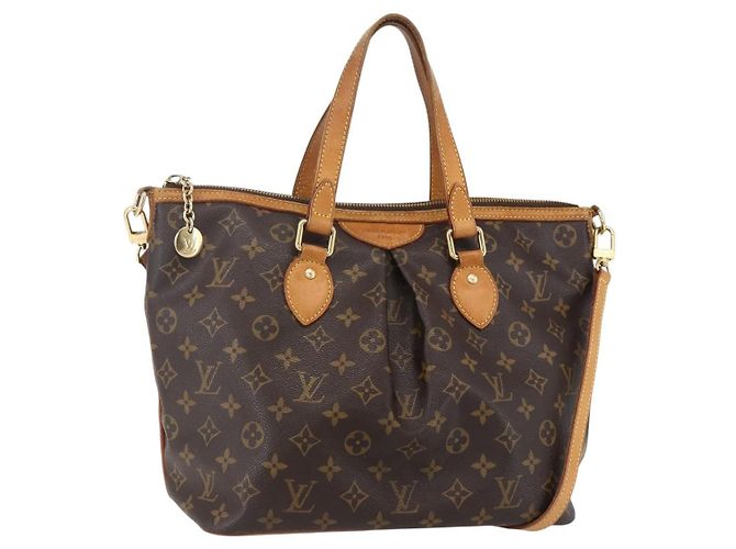 LOUIS VUITTON Borsa Tote Monogram Palermo PM M40145 LV Auth 156193 Monogramma