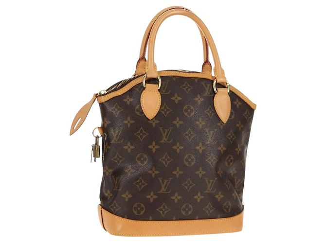 LOUIS VUITTON Monogram Lockit Handtasche M40102 LV Auth 153725V Monogramm