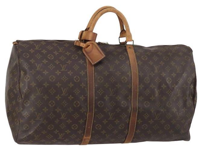 LOUIS VUITTON Bolsa Boston Monogram Keepall 60 M41422 LV Auth 145183 Monograma