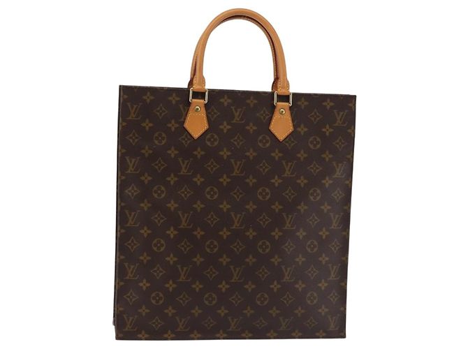LOUIS VUITTON Bolsa Sac Plat Monogram M51140 LV Auth 142924 Monograma