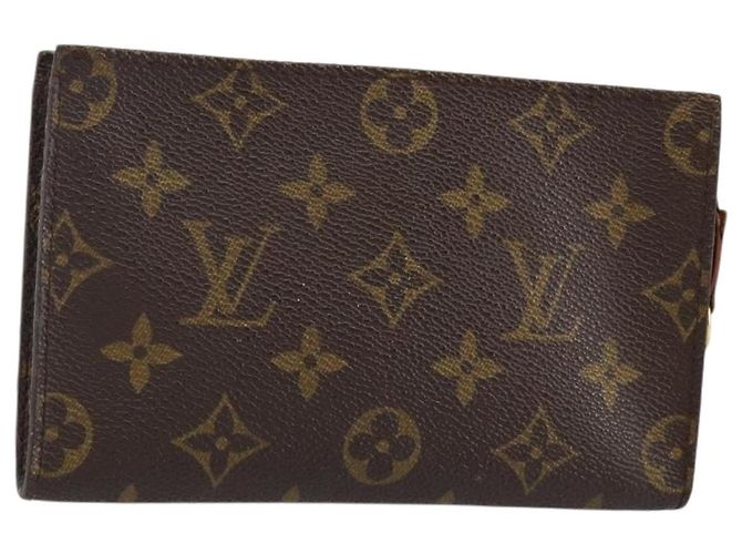 LOUIS VUITTON Monogram Bucket PM Accessory Pouch LV Auth 144293