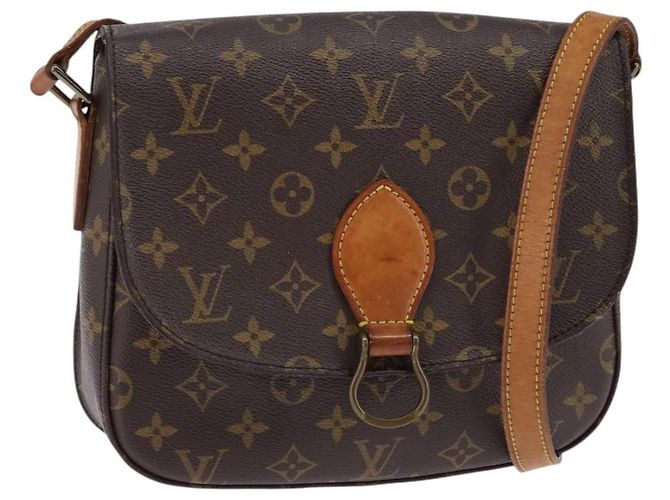 LOUIS VUITTON Bolsa de Ombro Monogram Saint Cloud GM M51242 LV Auth 145393 Monograma