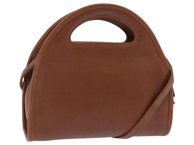 Coach Borsa a mano in pelle 2 in 1 marrone Auth am9143