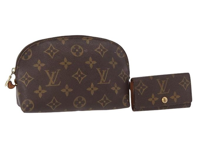 LOUIS VUITTON Monogramm Tasche 2 Set LV Auth BA7575