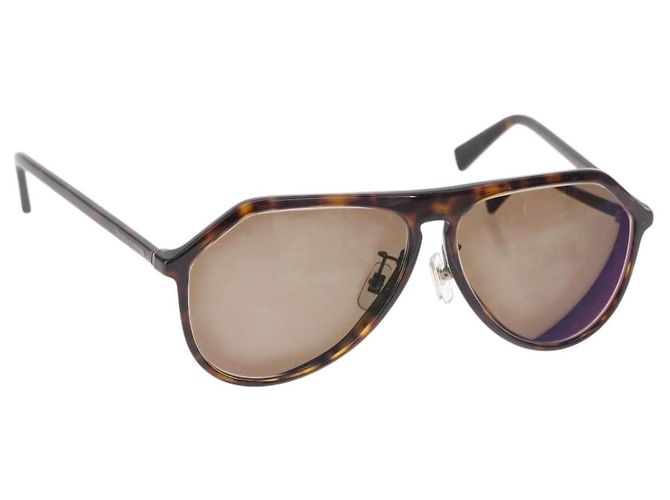 Dolce & Gabbana Gafas de sol DOLCE&GABBANA de plástico marrón Auth BA8496 Castaño