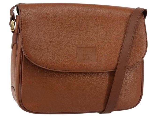 Autre Marque Borsa a Spalla Burberrys in Pelle Oro Marrone Auth am9896 D'oro