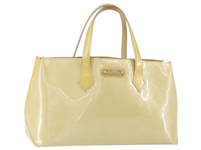 LOUIS VUITTON Borsa a Mano Monogram Vernis Wilshire PM Broncorail M91452 Auth BA7648