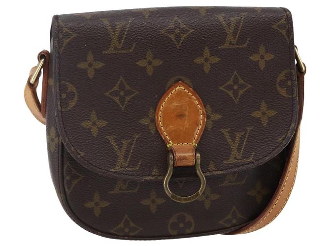 LOUIS VUITTON Sac à épaule Monogram Saint Cloud PM M51244 LV Auth BA6641 Monogramme