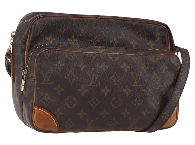 LOUIS VUITTON Bolsa de Ombro Monogram Nile M45244 LV Auth BA7600 Monograma