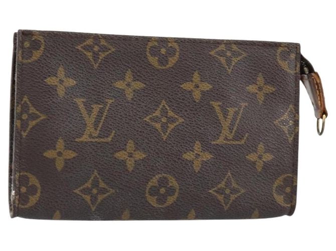 LOUIS VUITTON Monogram Bucket PM Accessory Pouch LV Auth bs31029