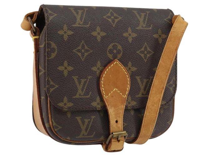 LOUIS VUITTON Bolso de Hombro Monogram Cartouchiere PM M51254 LV Auth bs31073 Monograma