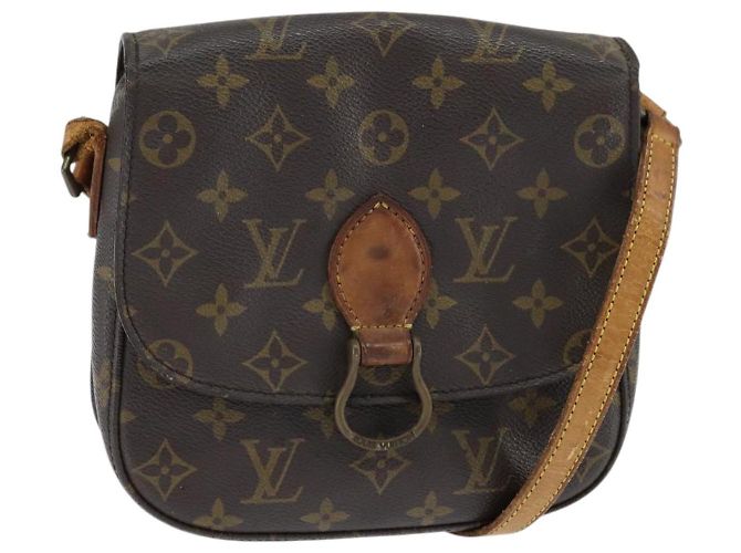 LOUIS VUITTON Bolsa de Hombro Monogram Saint Cloud MM M51243 LV Auth 150421 Monograma