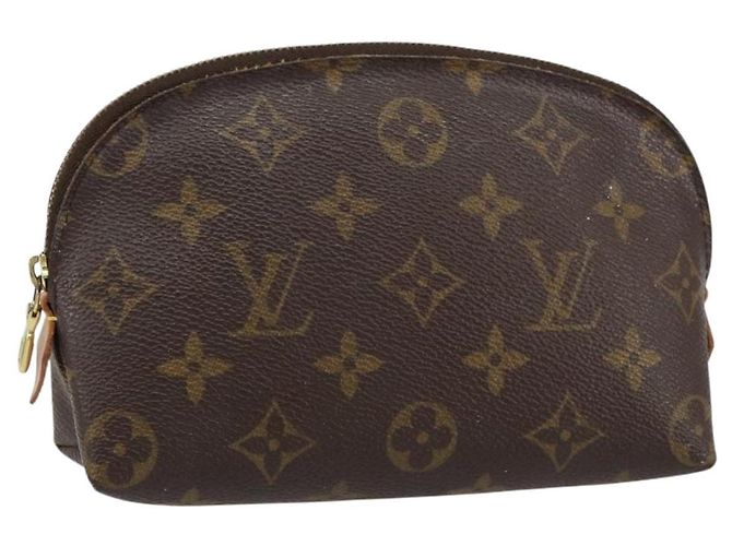 LOUIS VUITTON Monogram Pochette Cosmetic PM Pouch M43998 LV Auth BA8358