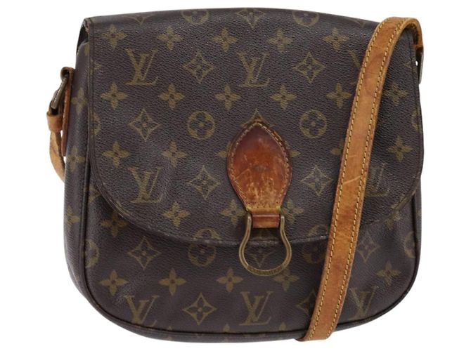 LOUIS VUITTON Bolsa de Ombro Monogram Saint Cloud GM M51242 LV Auth 144897 Monograma