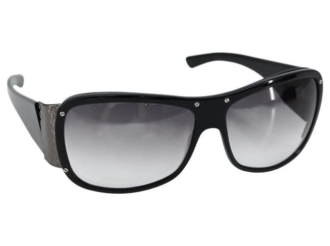 Autre Marque Gafas de sol de plástico negras Auth BA8246 de BOTTEGA VENETA Negro