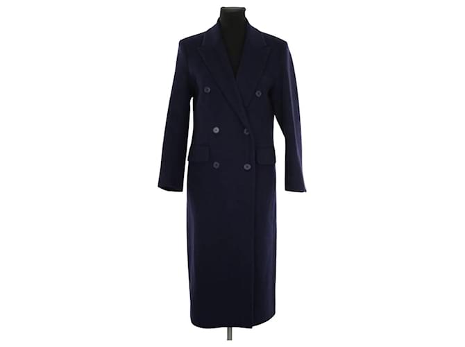 Maje Blue wool coat