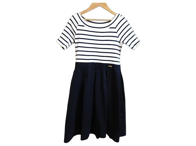 Autre Marque BLUE LABEL CRESTBRIDGE Docking Dress White Navy blue